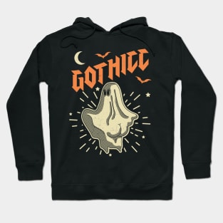 Gothicc Thicc Goth Aesthetic Pastel Cute Ghost Halloween Hoodie